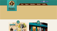 Desktop Screenshot of chocolatesferana.com.br